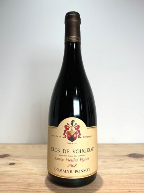 Domaine Ponsot Clos de Vougeot Cuvées Vieilles Vignes 2008