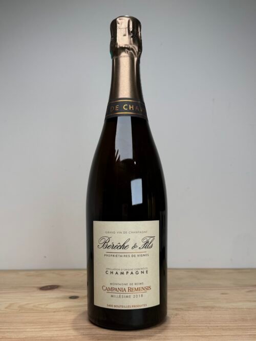 Bereche et Fils Champagne Campania Remensis Extra Brut Millésime 2018