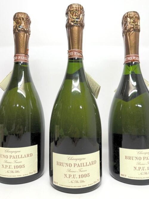 OWC 3 Bouteilles Bruno Paillard Champagne N.P.U Nec Plus Ultra 1995