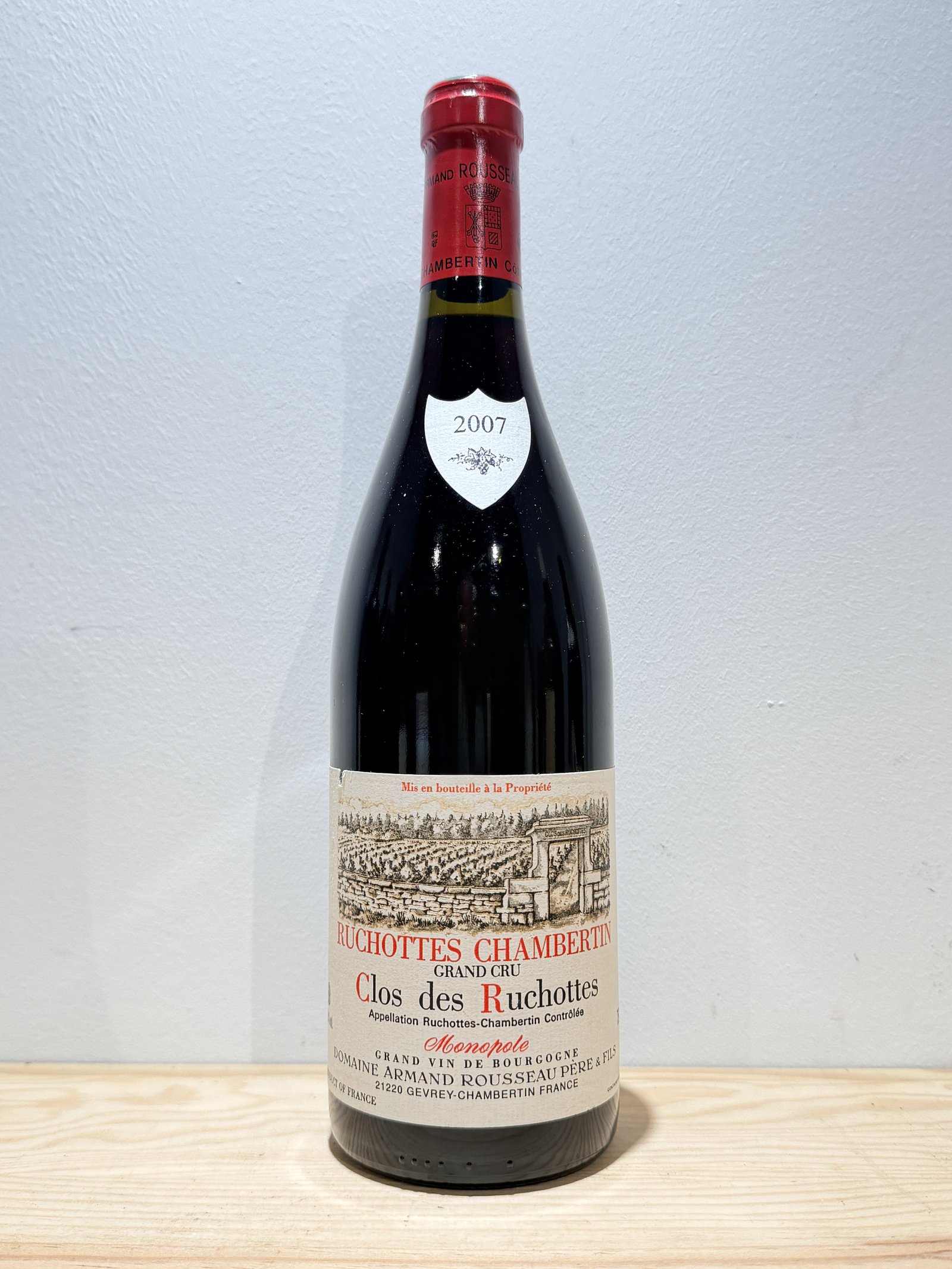 Domaine Armand Rousseau Ruchottes-Chambertin Grand Cru Clos des Ruchottes Monopole 2007