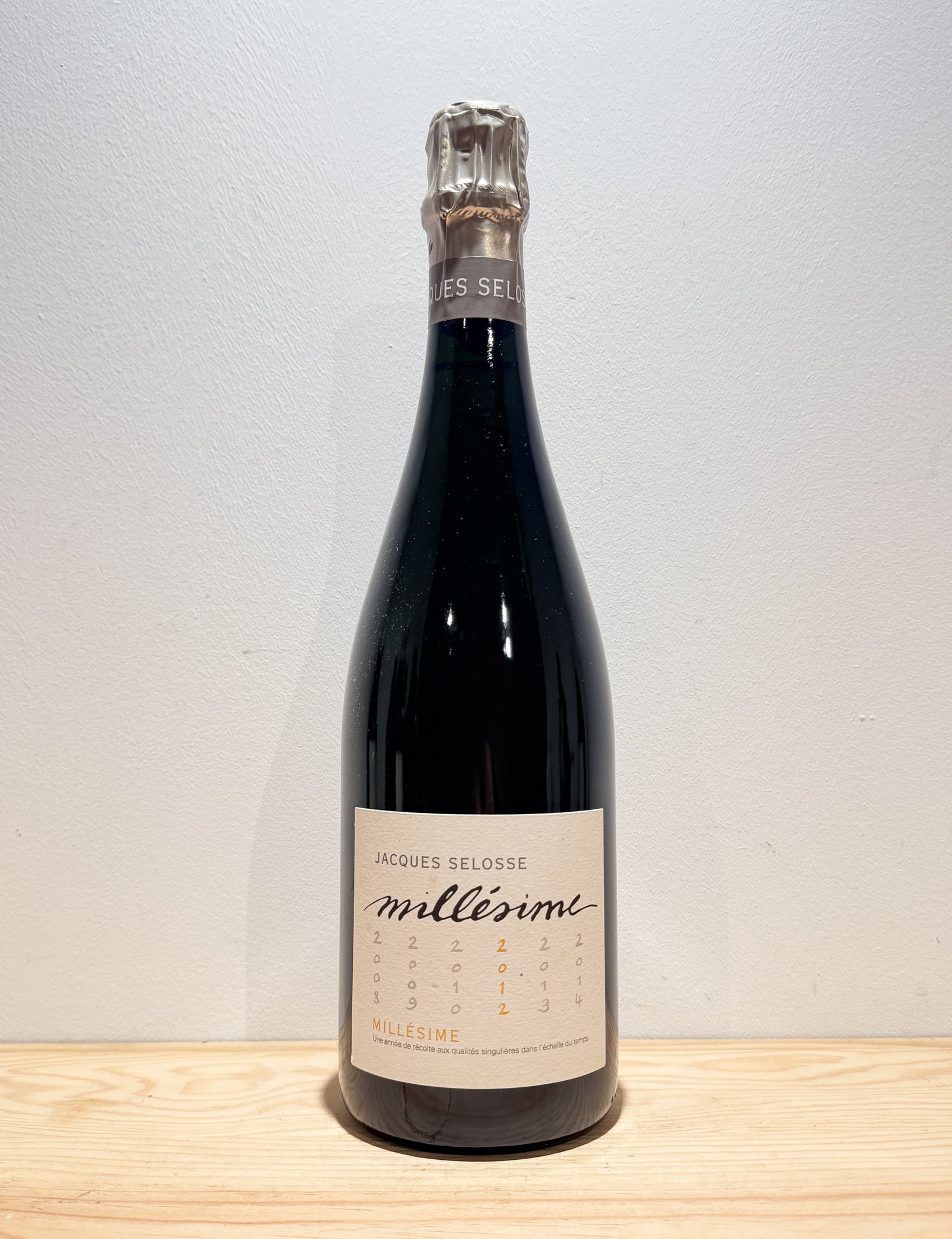 Champagne Jacques Selosse Millesime 2012