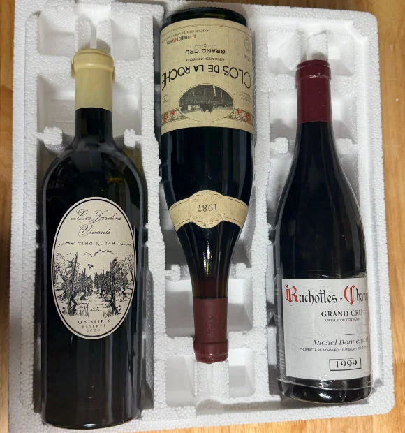 bouteilles de vins rares et d'exception