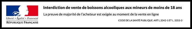 Vente de boissons alcooliques interdite aux mineurs