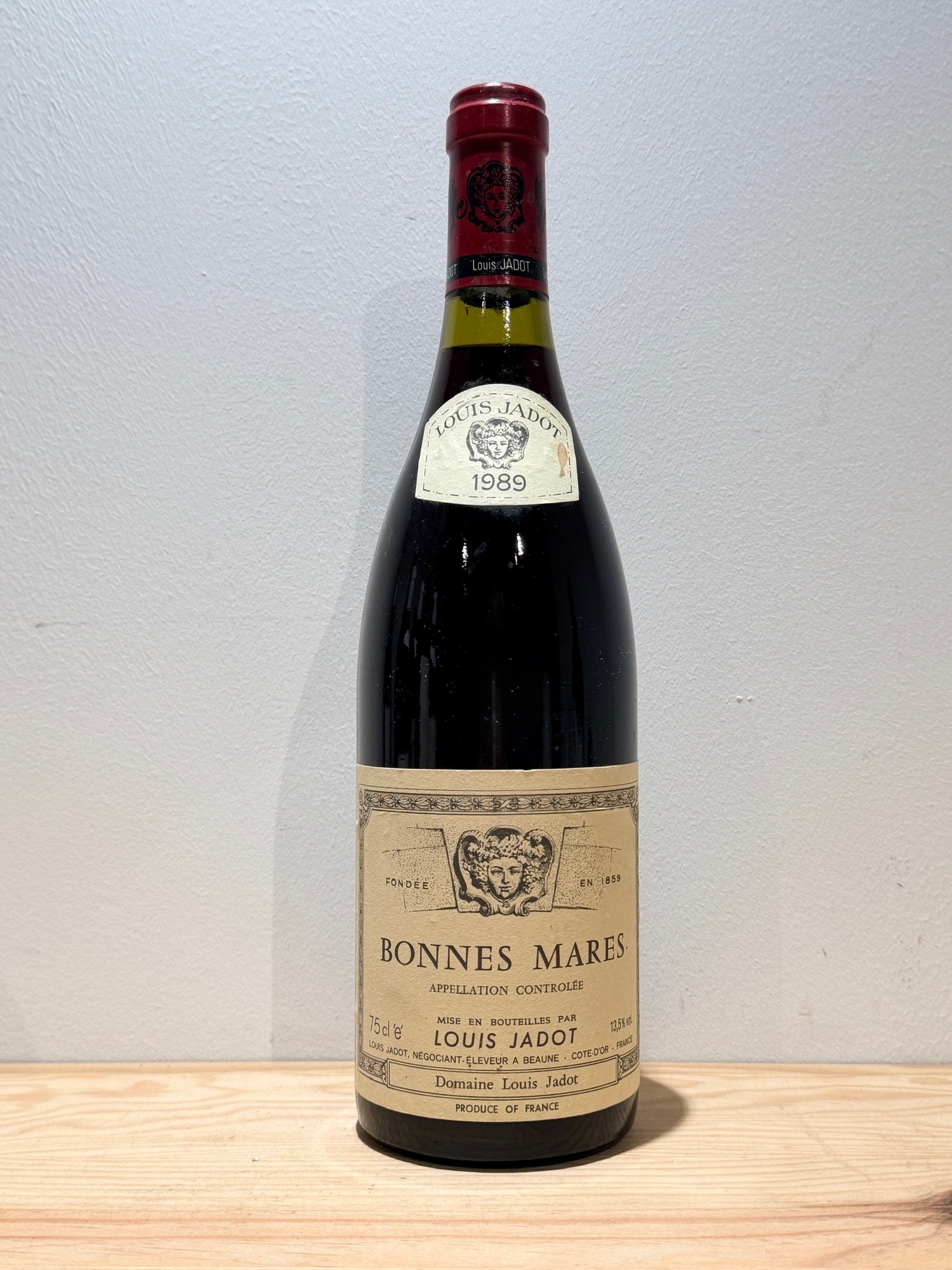 Domaine Louis Jadot Bonnes-Mares Grand Cru 1989
