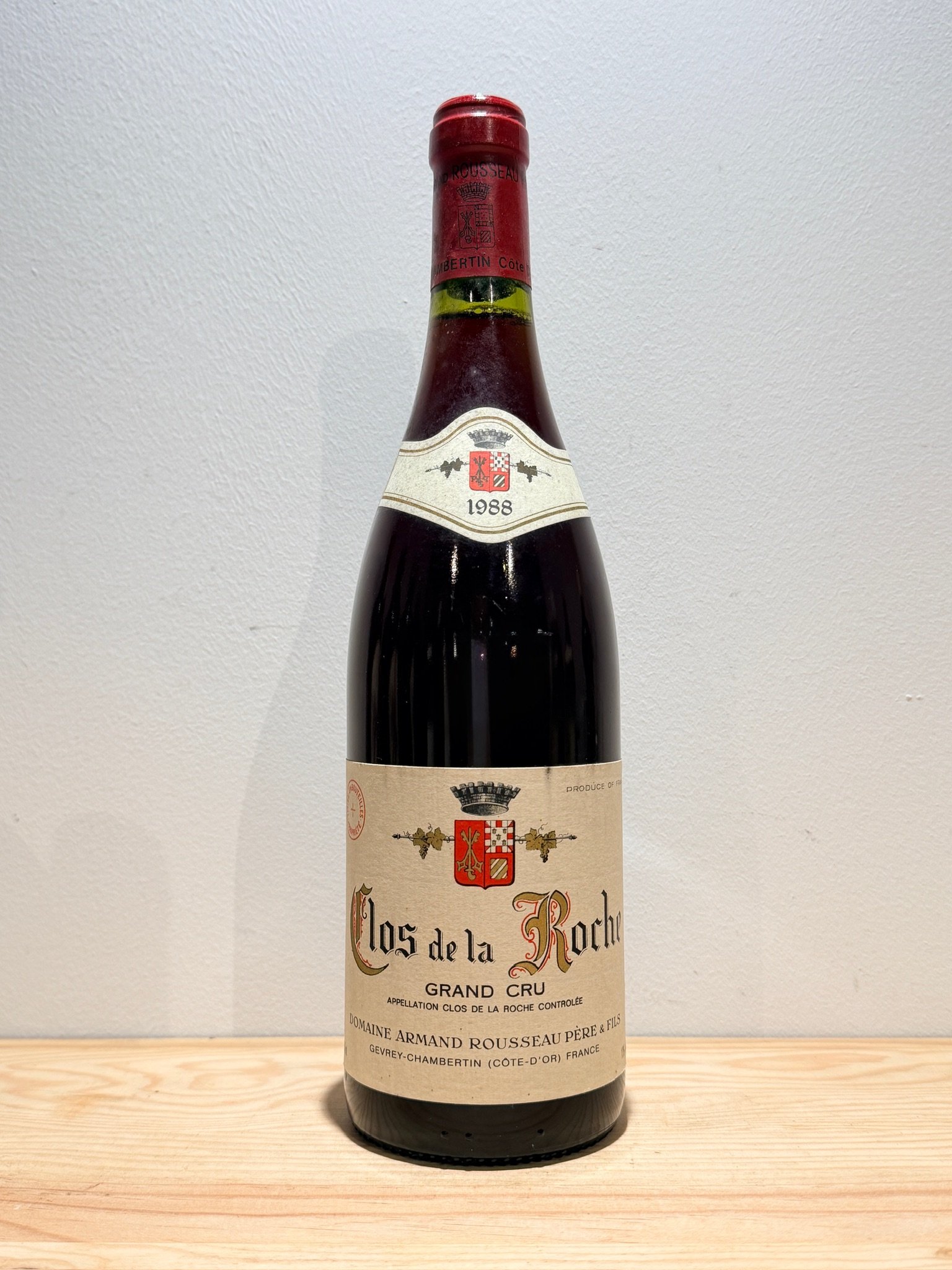 Domaine Armand Rousseau Clos De La Roche Grand Cru 1988