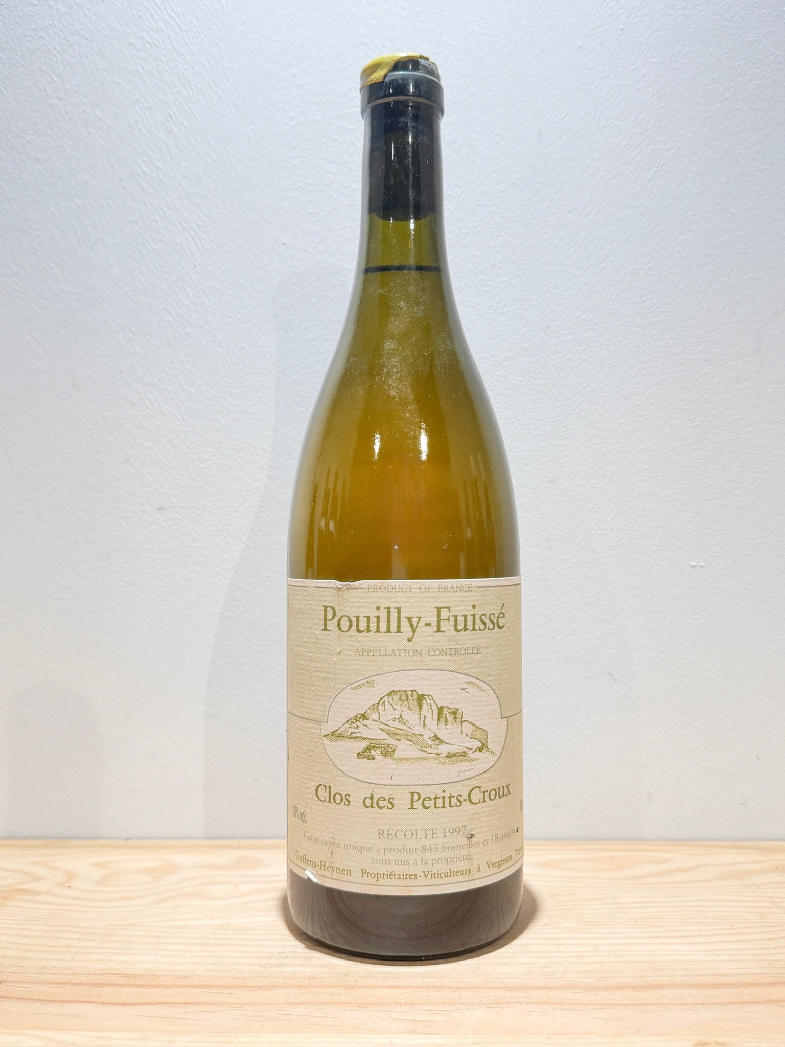 Domaine Guffens-Heynen Pouilly Fuissé Clos Des Petits Croux 1997