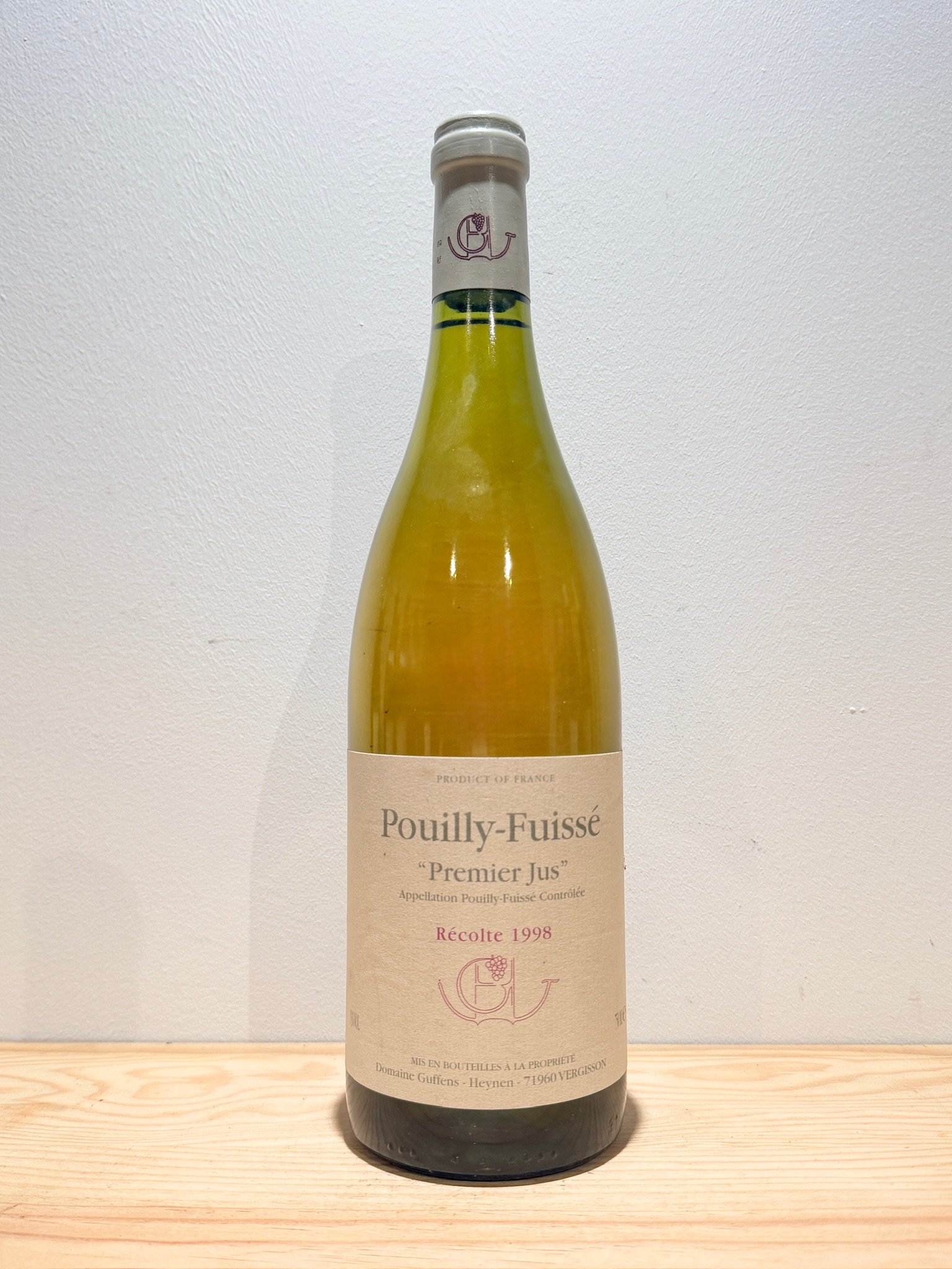 Domaine Guffens-Heynen Pouilly Fuissé Premier Jus 1998