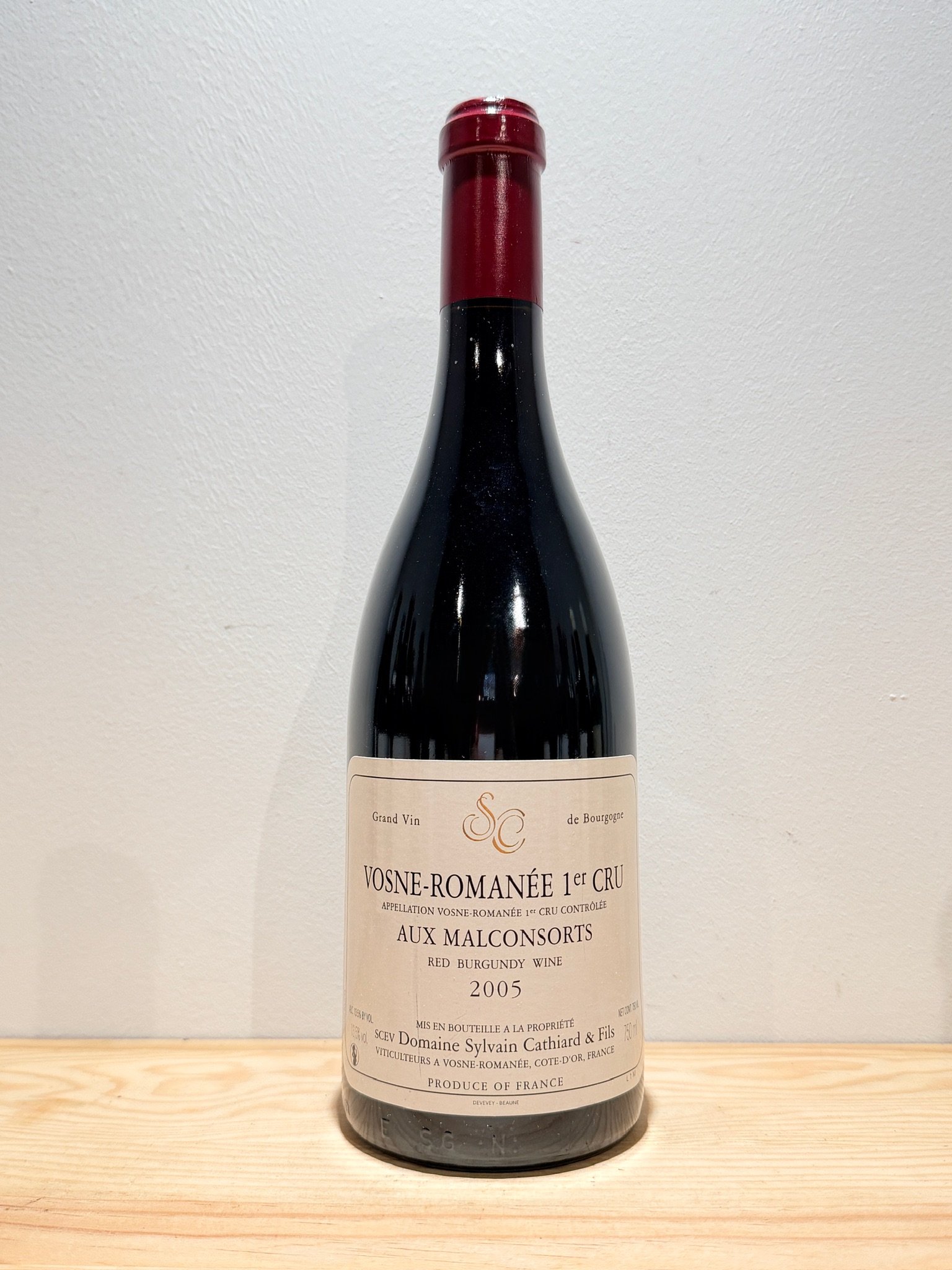 Domaine Sylvain Cathiard Vosne-Romanée Premier Cru Aux Malconsorts 2005