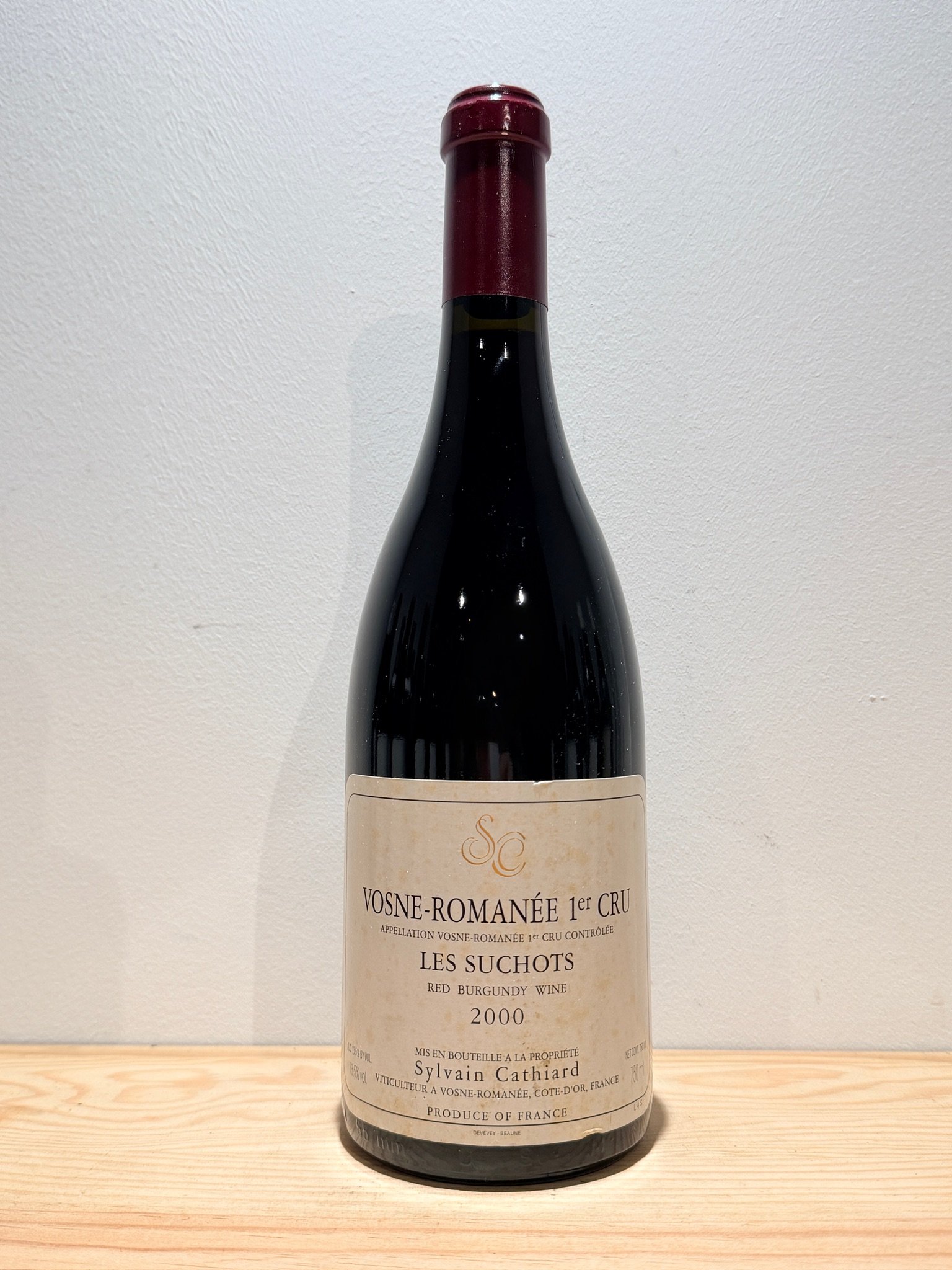 Domaine Sylvain Cathiard Vosne-Romanée Premier Cru Les Suchots 2000