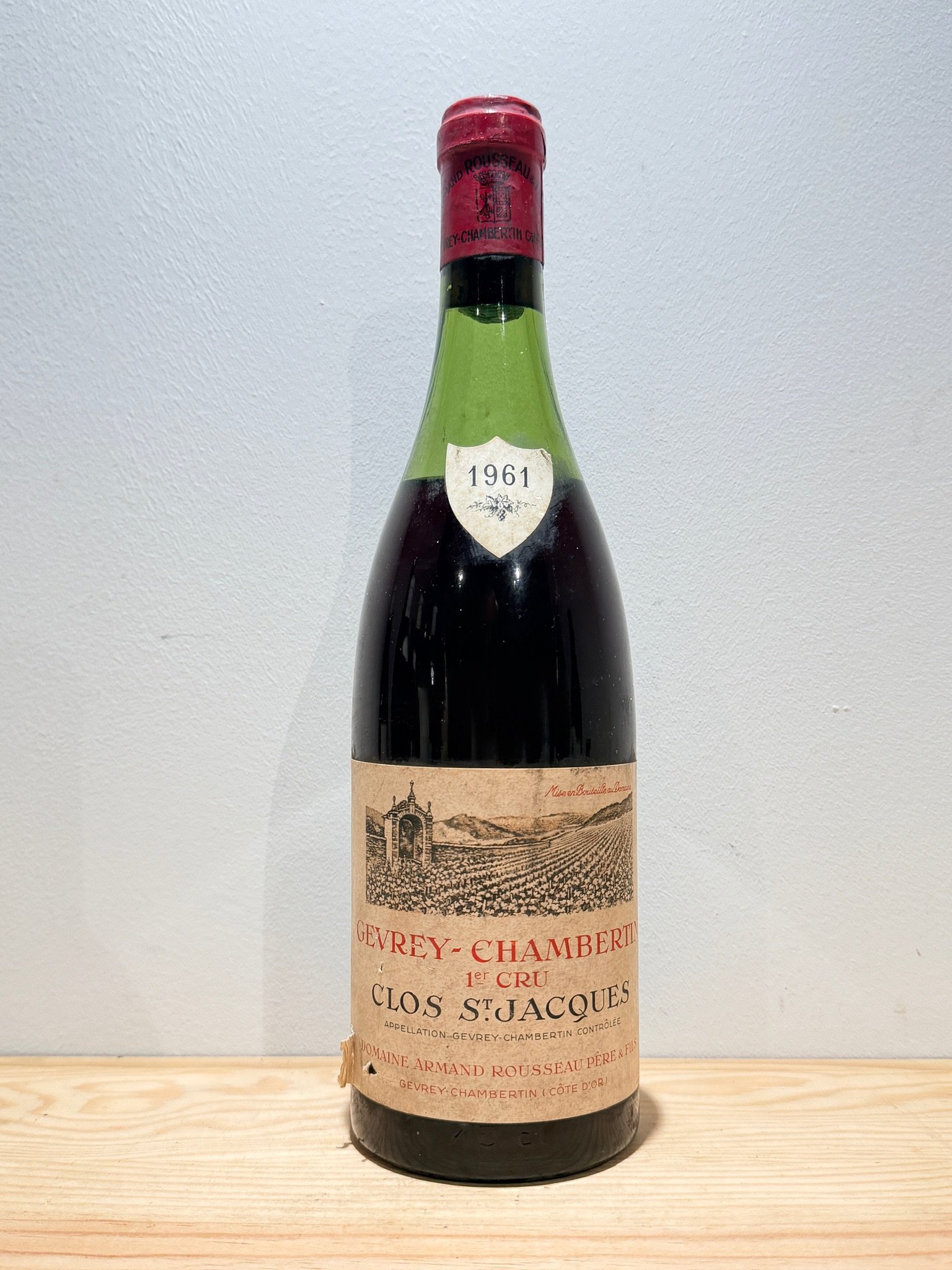 Domaine Armand Rousseau Gevrey-Chambertin Premier Cru Clos Saint Jacques 1961