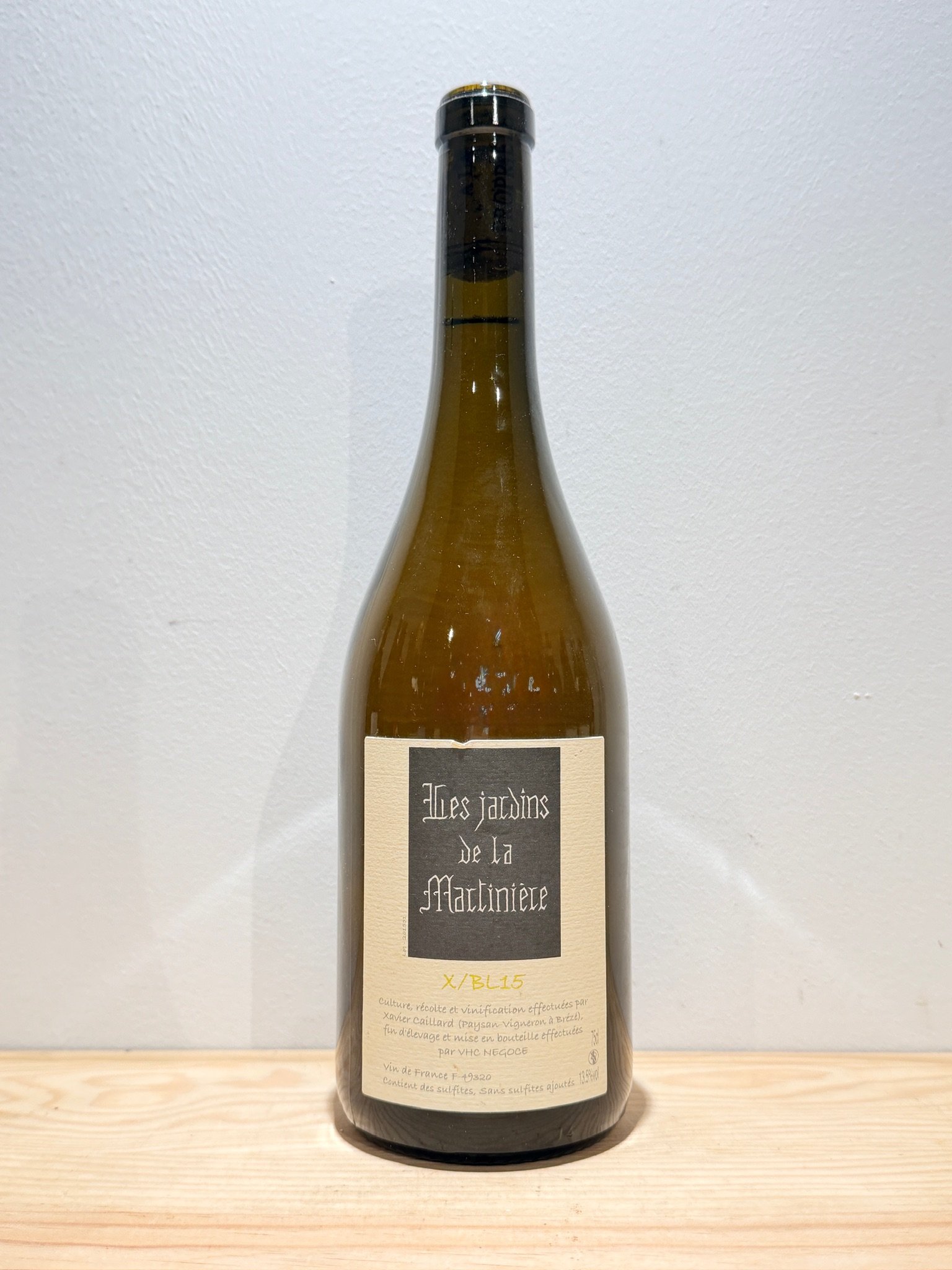 Domaine Les Jardins De La Martinière-Xavier Caillard Vin de France X-BL 15 2015