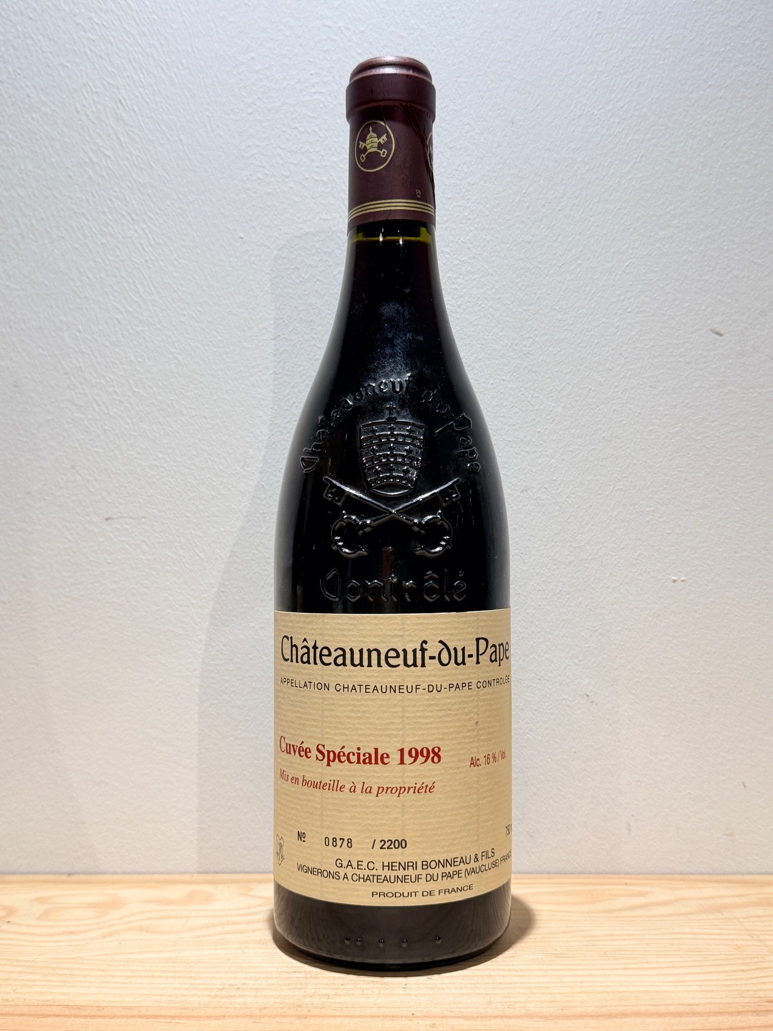 Domaine Henri Bonneau Châteauneuf-Du-Pape Cuvée Spéciale 1998