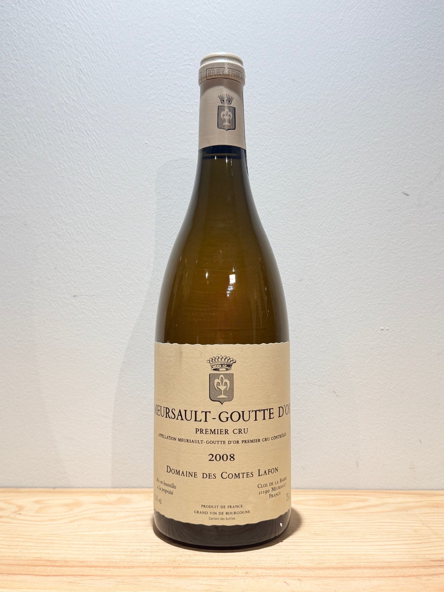Domaine Comtes Lafon Meursault Goutte d'Or 2008