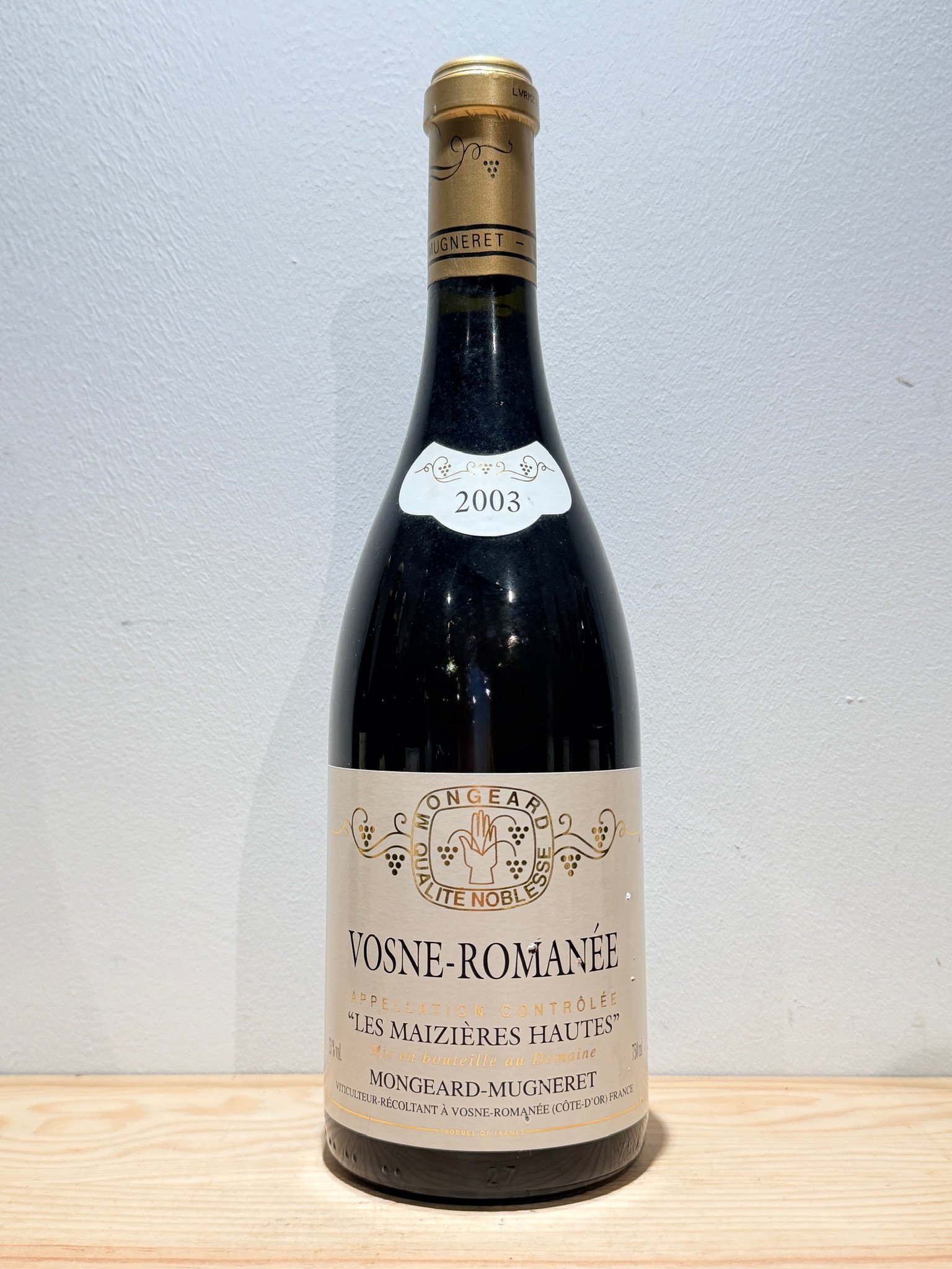 Domaine Mongeard-Mugneret Vosne-Romanée Les Maizières Hautes 2003