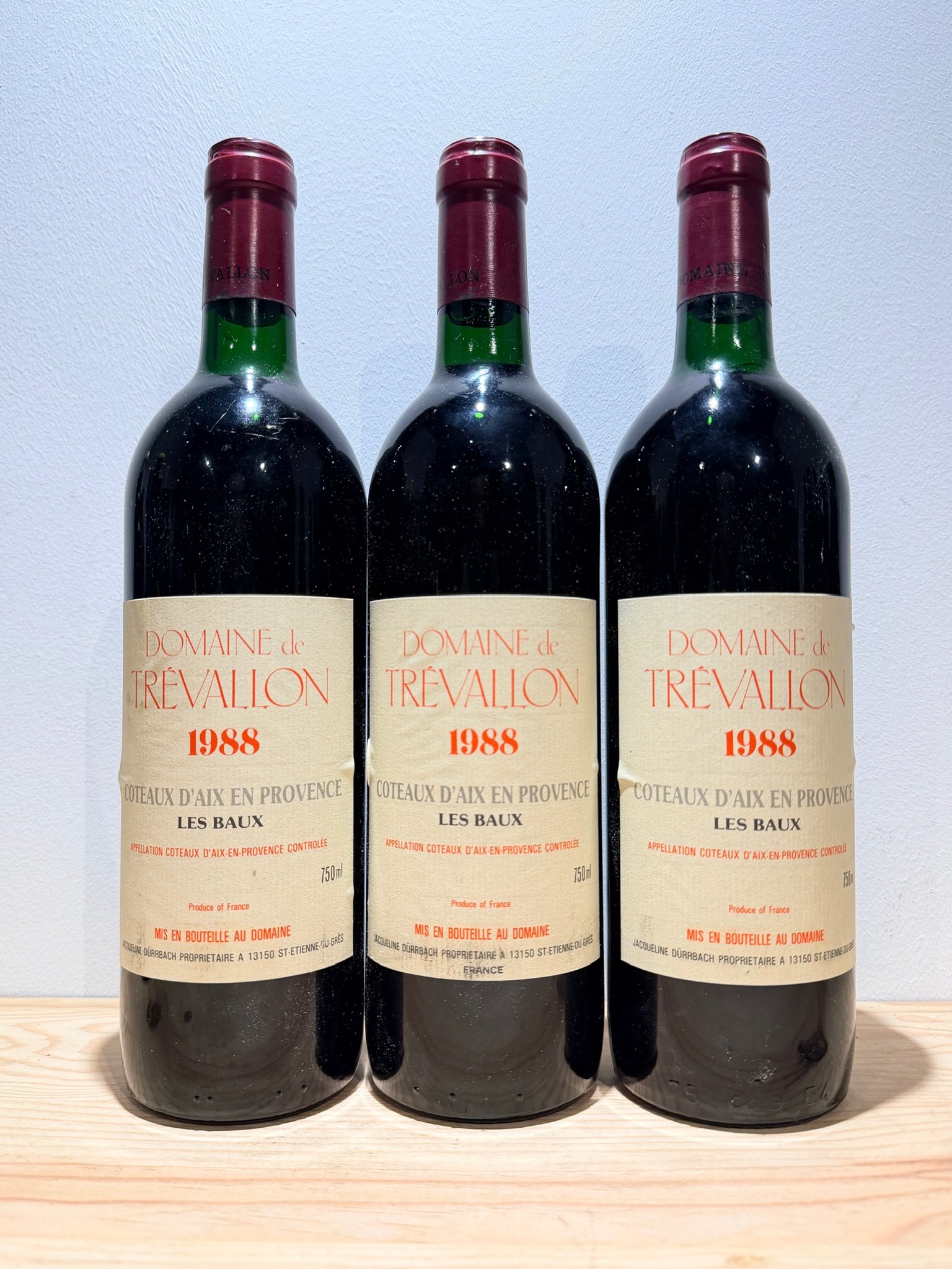 Domaine De Trévallon Coteaux d'Aix En Provence Les Baux 1988