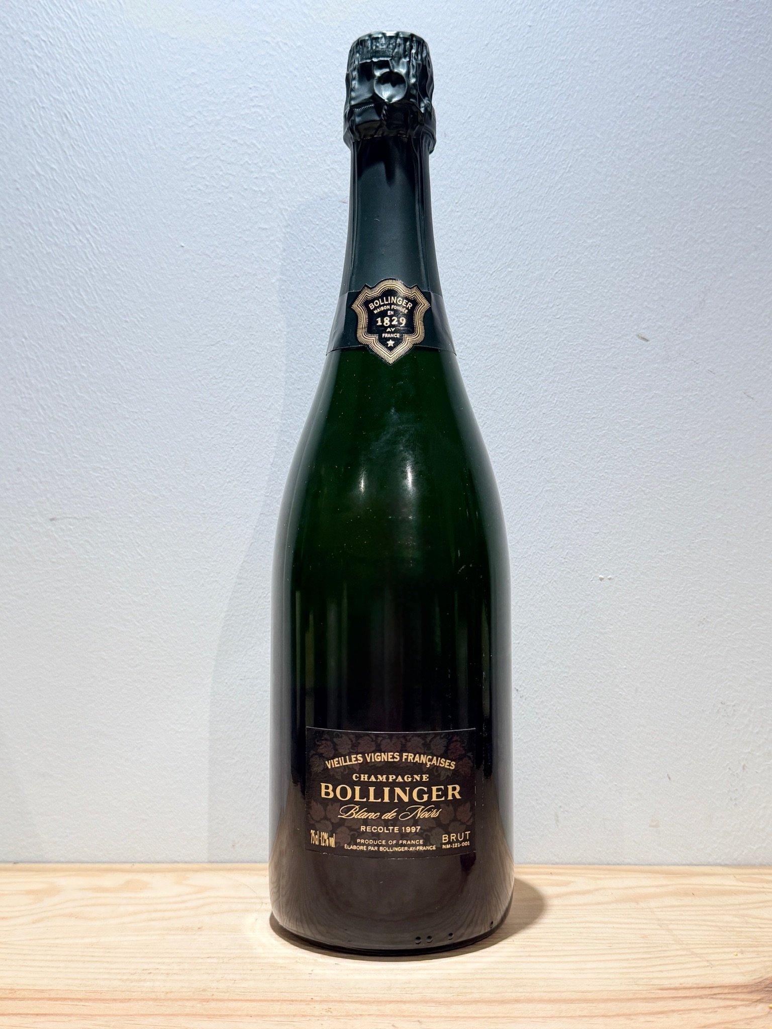 Domaine Bollinger Champagne Vieilles Vignes Françaises 1997