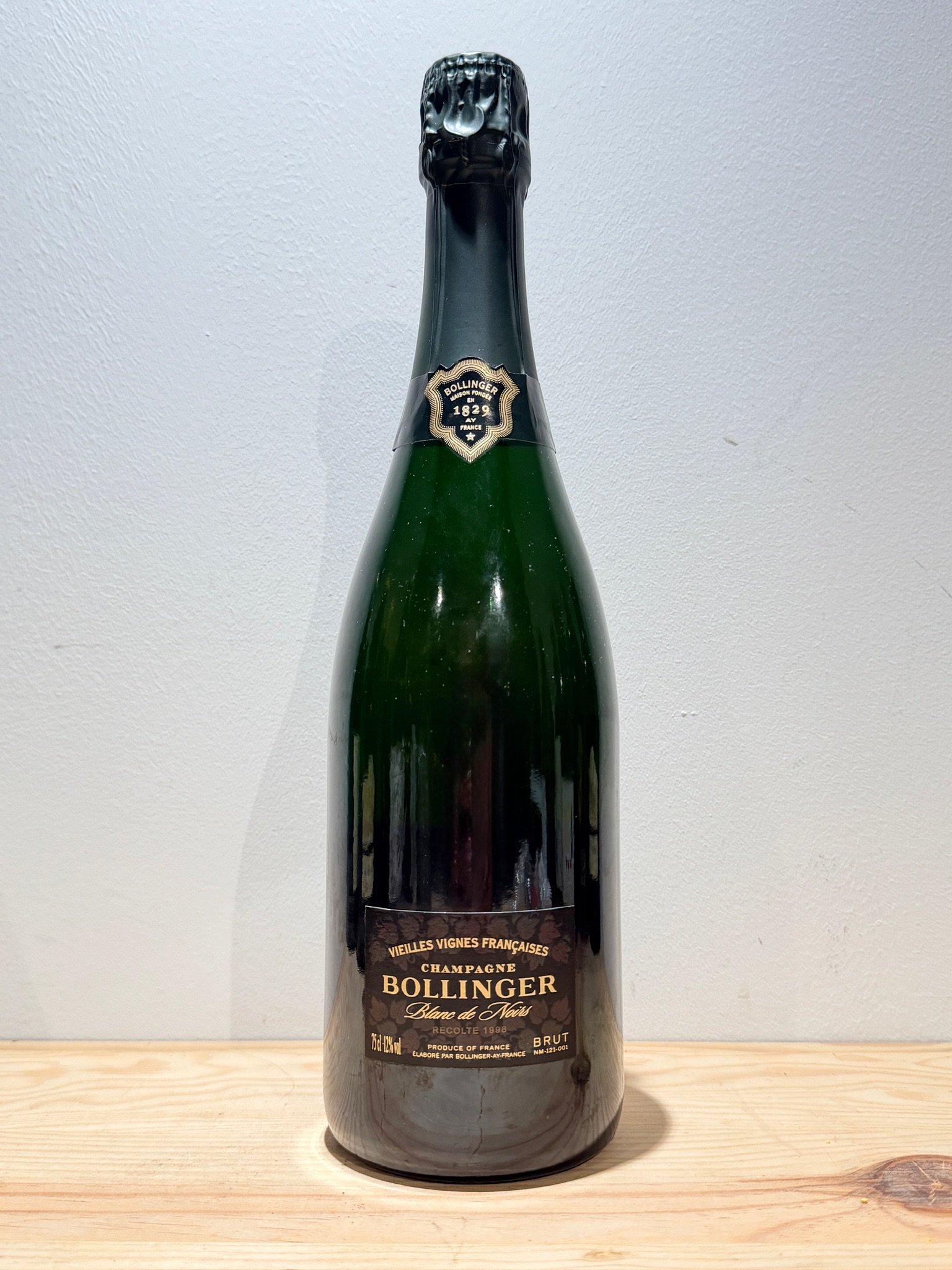 Domaine Bollinger Champagne Vieilles Vignes Françaises 1998