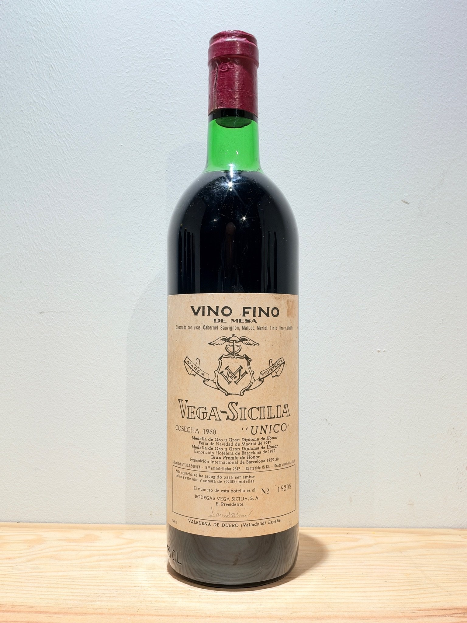 Domaine Vega Sicilia Ribera Del Duero Unico 1960